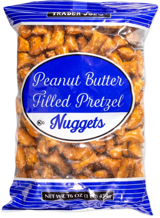 Trader Joe's Peanut Butter Filled Pretzel Nuggets, 454g